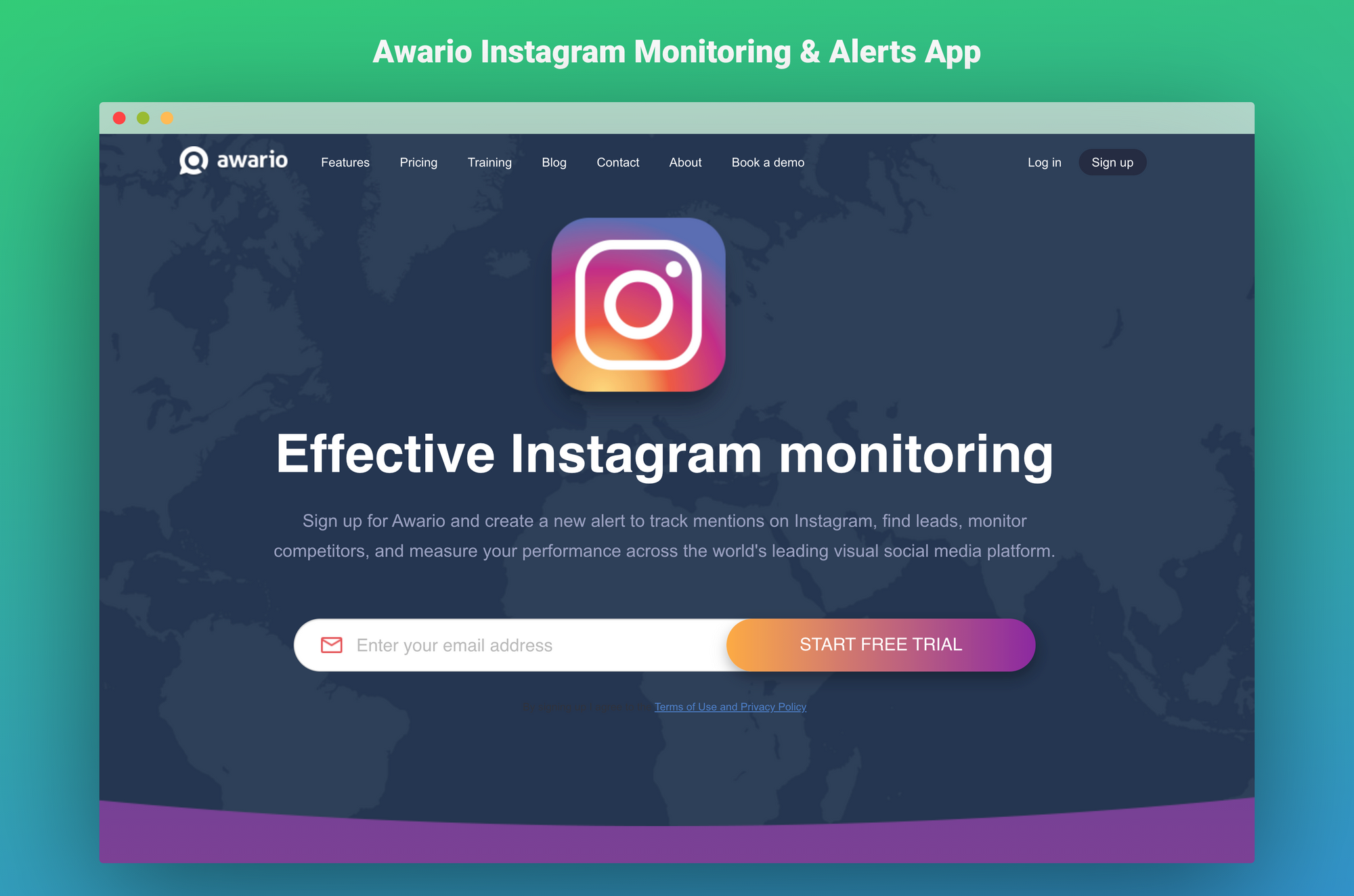 Awario Instagram Monitoring App